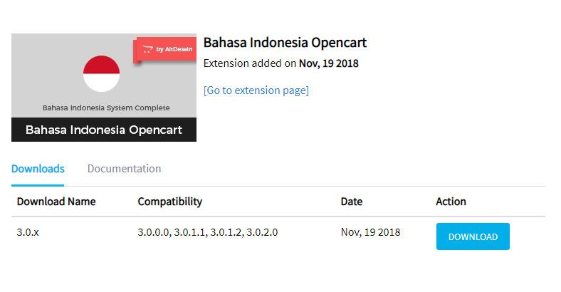 Download File Bahasa Opencart