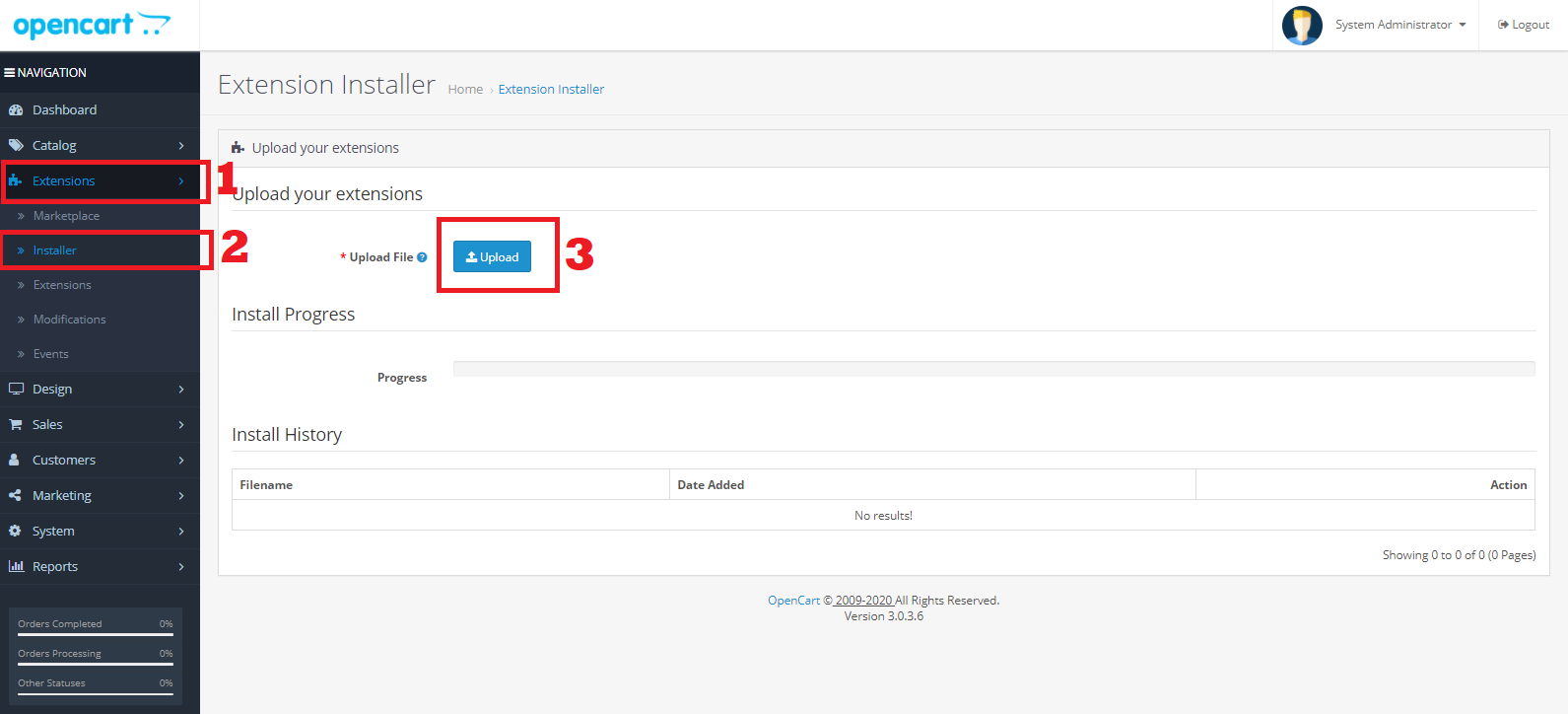 Upload File Bahasa Opencart