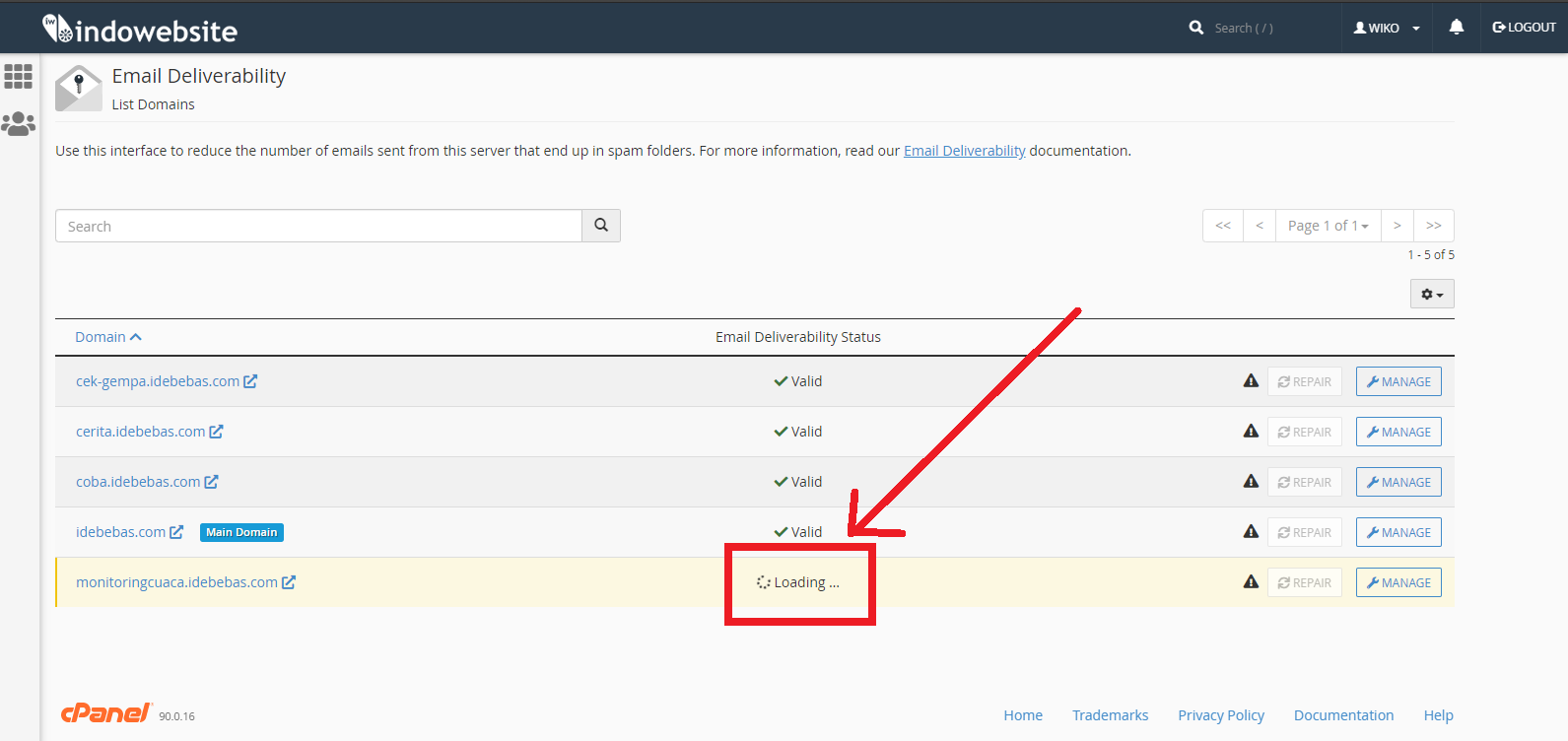 Proses Repair DKIM dan SPF