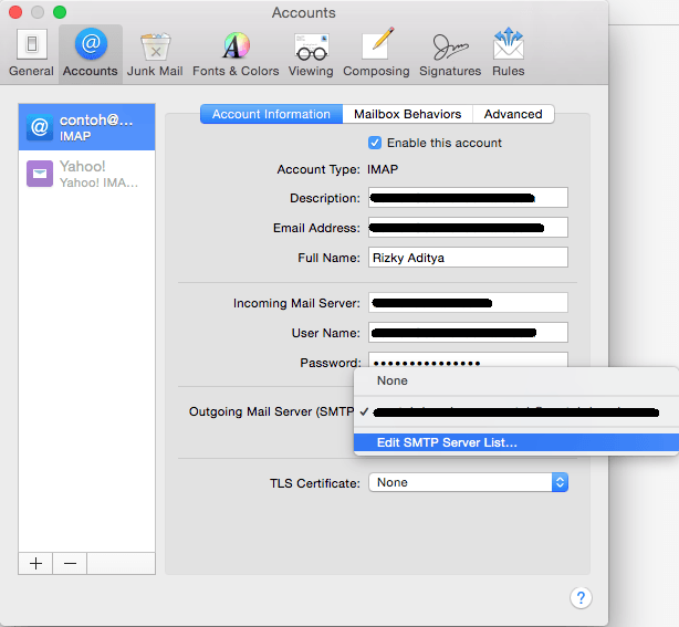 how to add another email account to macbook