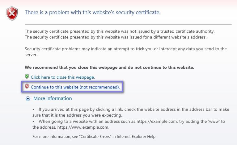 cara mengatasi certificate error pada internet explorer cara mengatasi certificate error pada internet explorer