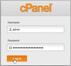Login cPanel