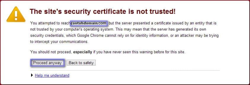 Error https pada Chrome Versi Lama