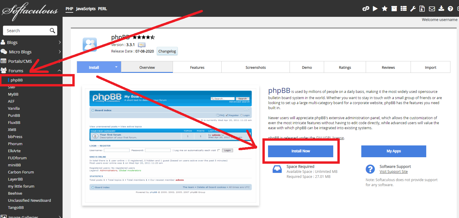 CMS phpBB