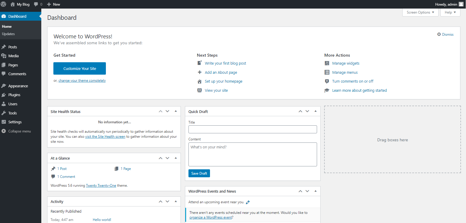 Tutorial Tentang Dashboard Pada WordPress - IndoWebsite Knowledgebase