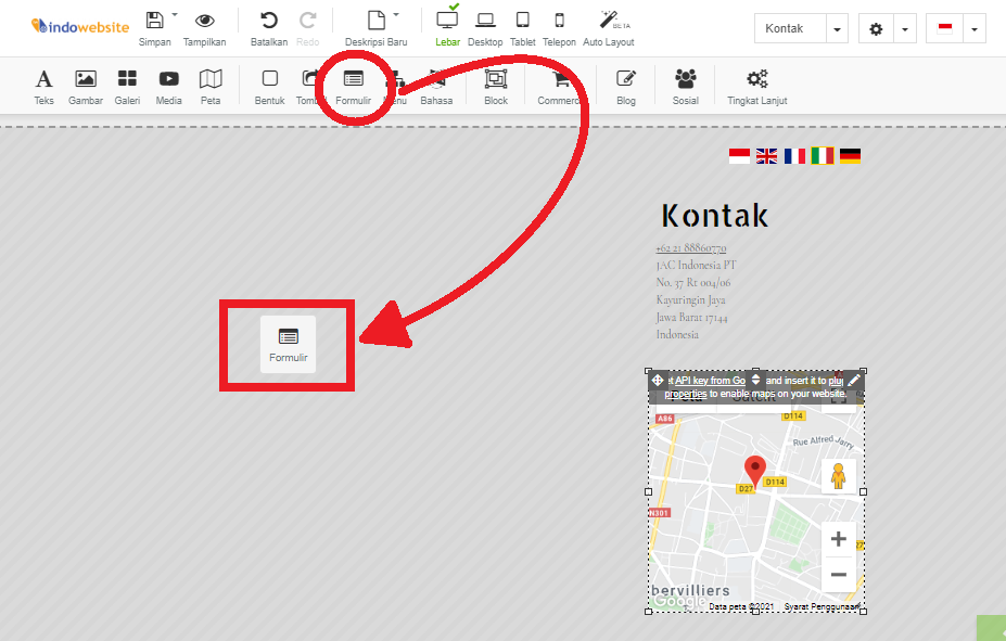 Form Website Builder
