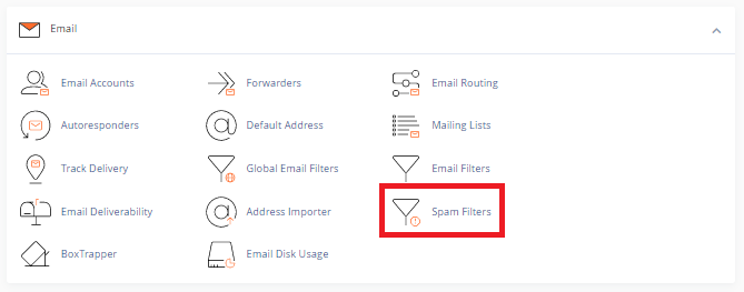 1. Menu Spam filters.png