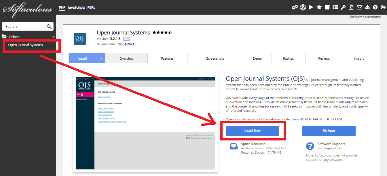 Open Journal Systems OJS