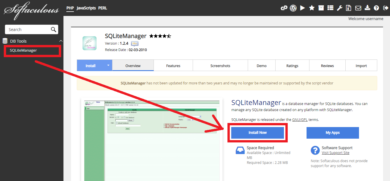 sqlitemanager