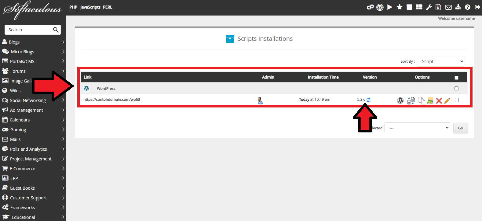 All Installatios Softaculous