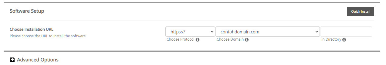 Software Setup Adminer