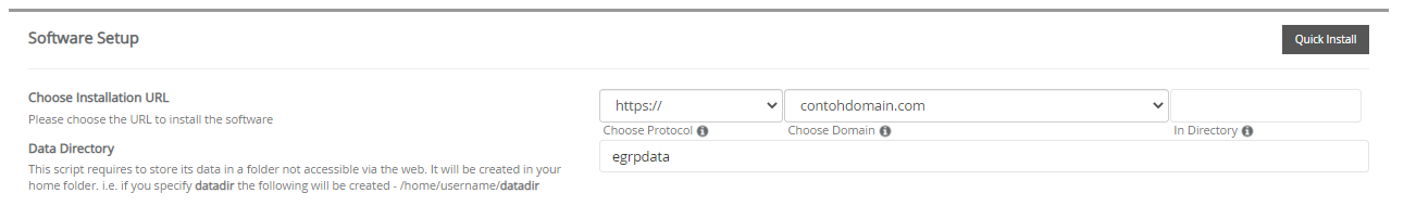 Software Setup EGroupware