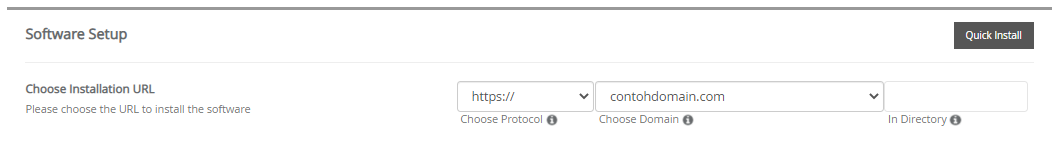 Software Setup Form Tools