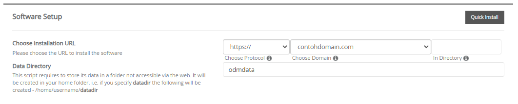 Software Setup OpenDocMan