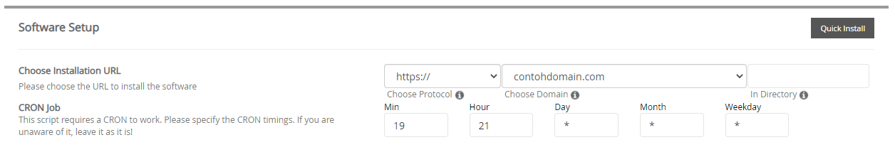 Software Setup phpList