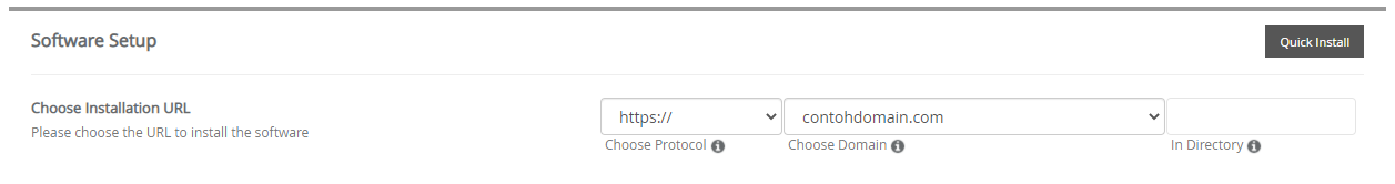 Software Setup phpwcms