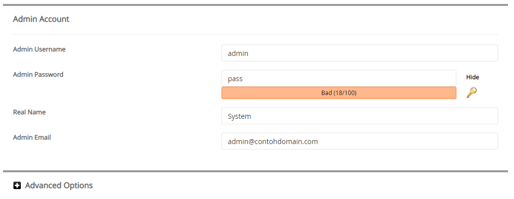 Admin Account Saurus