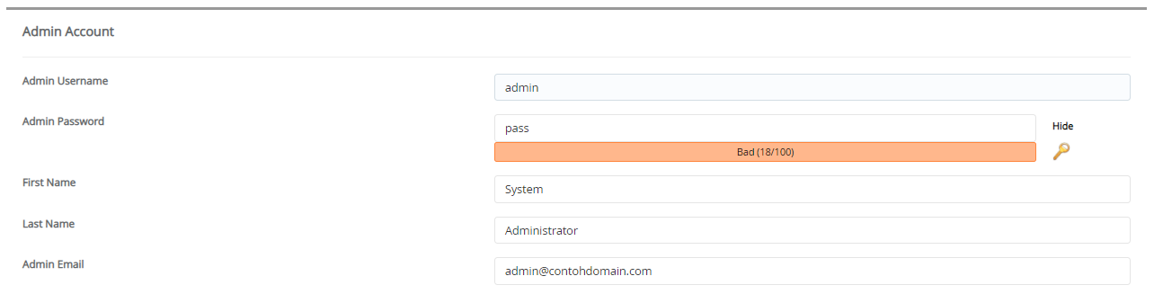 Admin Account Soholaunch