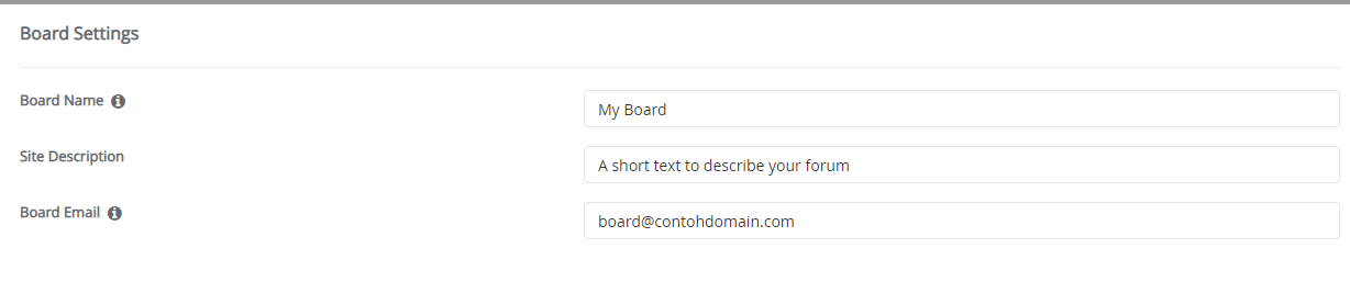 Board Settings phpBB