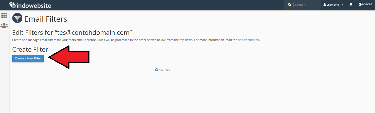 Buat Email Filters