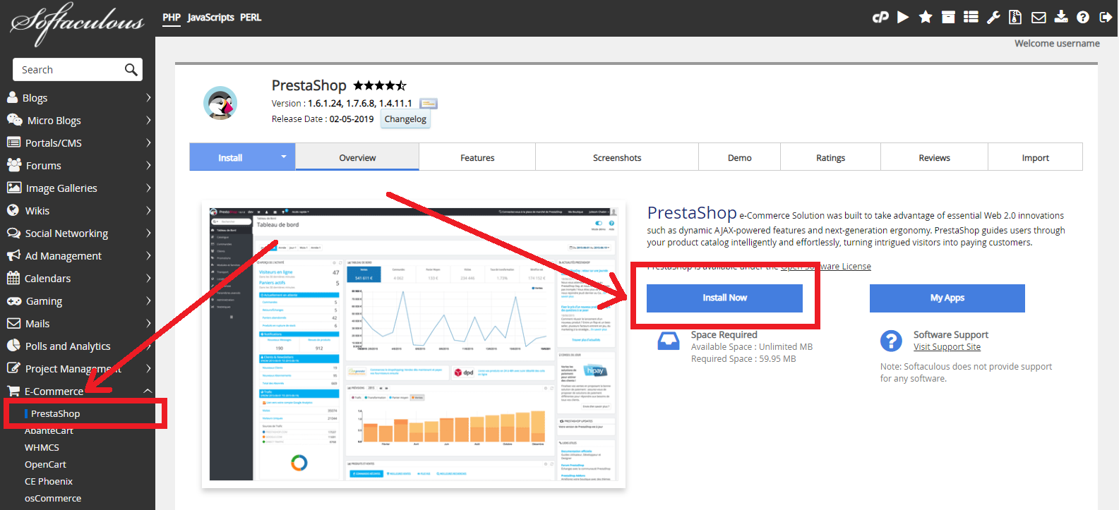 Ecommerce Prestashop