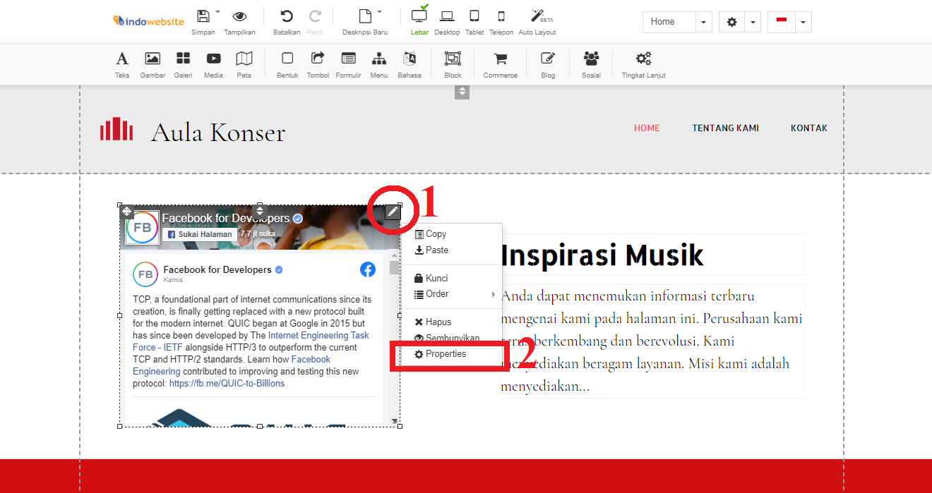 Edit Fanspage Facebook
