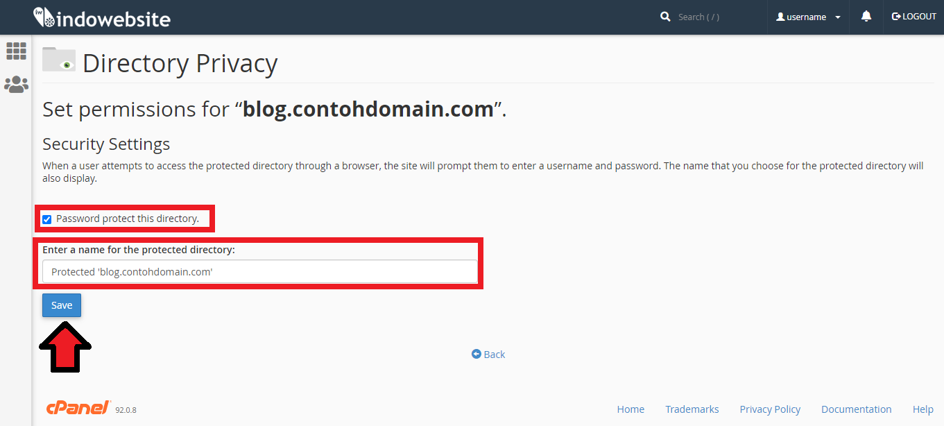 Konfigurasi Proteksi