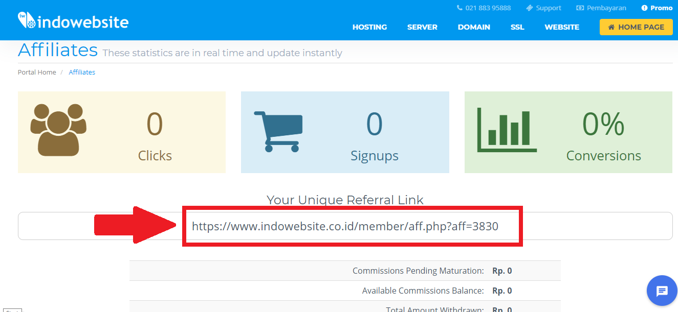 Link Afiliasi Indowebsite