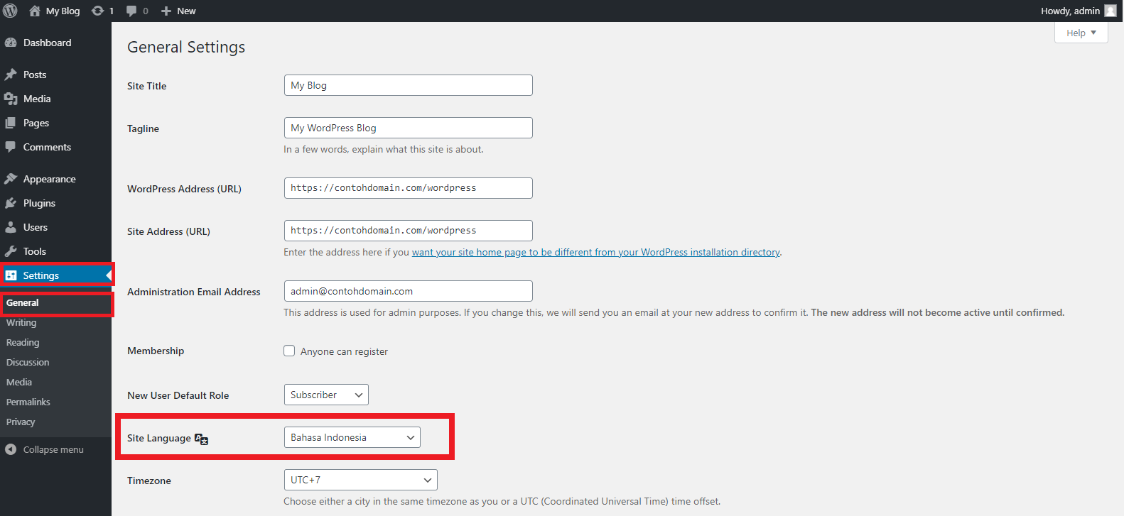 Pilih Bahasa Indonesia