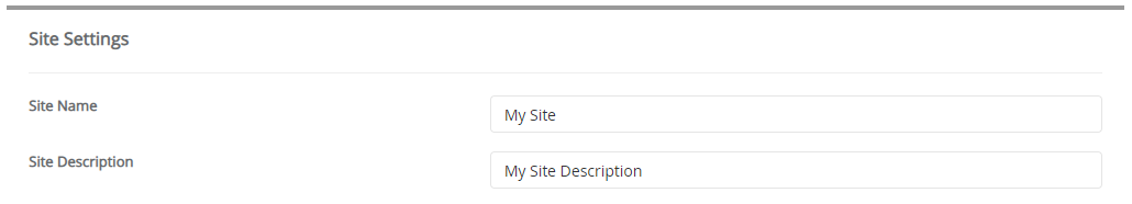 Site Settings Movable Type