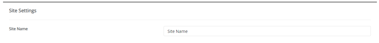 Site Settings YOURLS