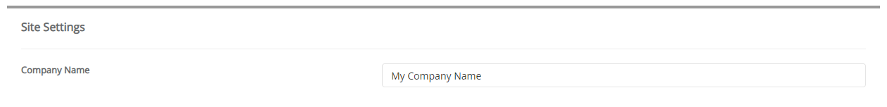 Site Settings phpCollab