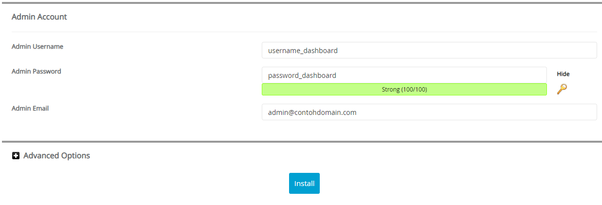 Admin Account Drupal