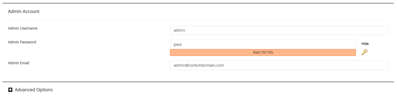 Admin Account FrontAccounting