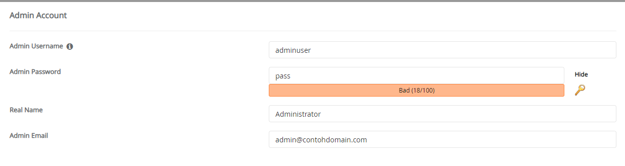 Admin Account LifeType