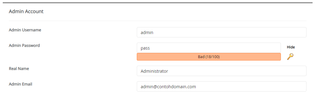 Admin Account LimeSurvey
