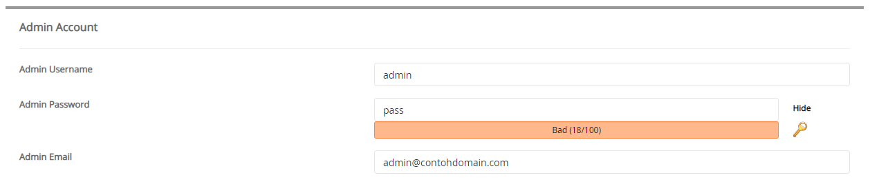 Admin Account Piwigo