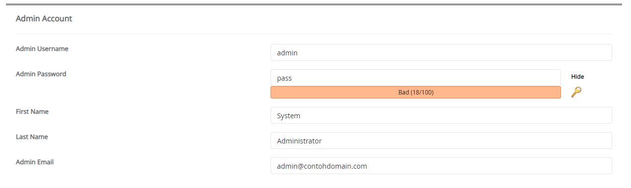 Admin Account Seo Panel
