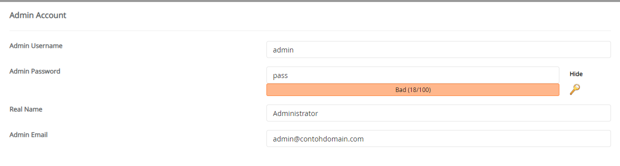 Admin Account Serendipity