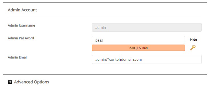 Admin Account dotProject