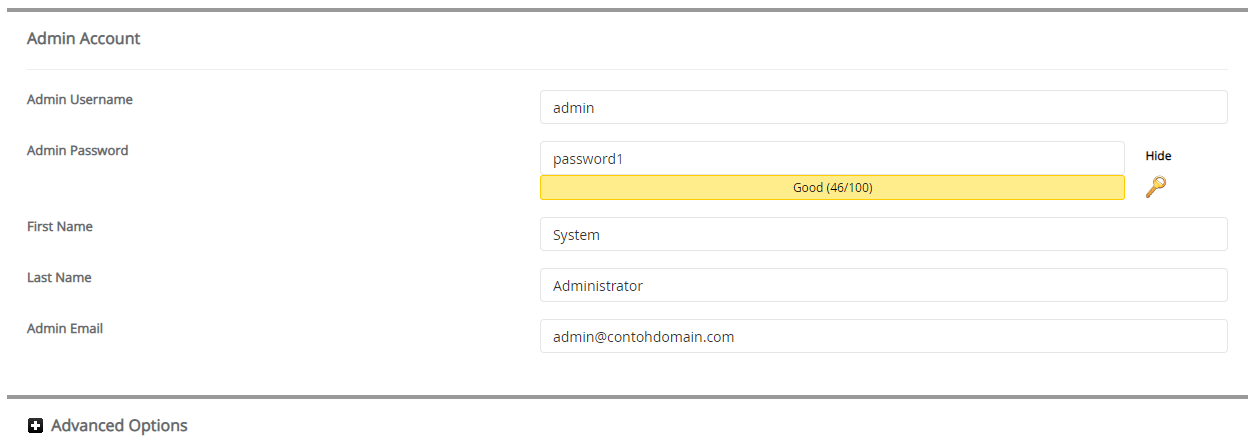 Admin Accounts Magento