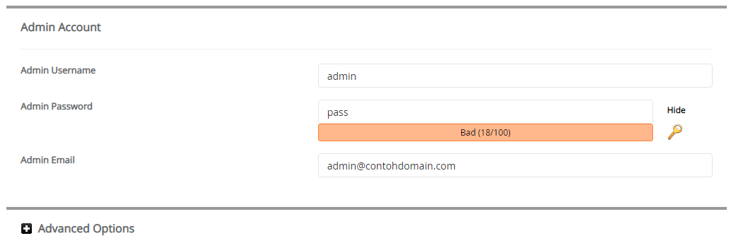 Admin Accounts TinyWebGallery