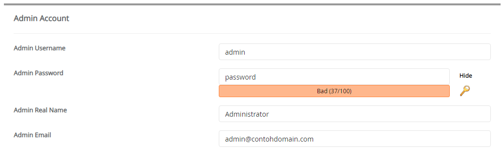 Admin Accounts Zenphoto