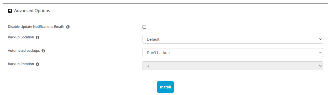 Advanced Options JQuery