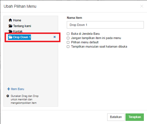 Menu Baru Ditambahkan
