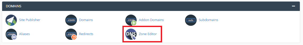 Menu Zone Editor