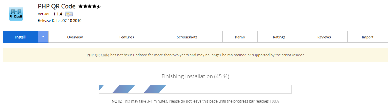 Proses Instalasi PHP QR Code