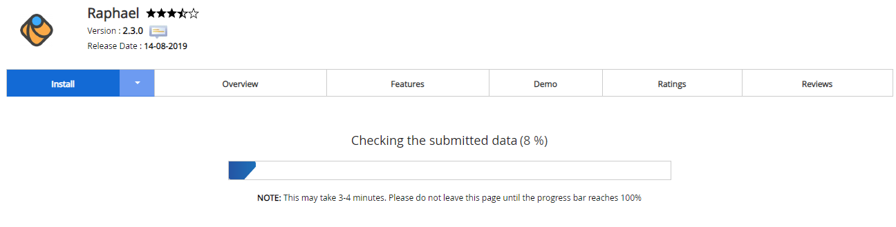 Proses Instalasi Raphael