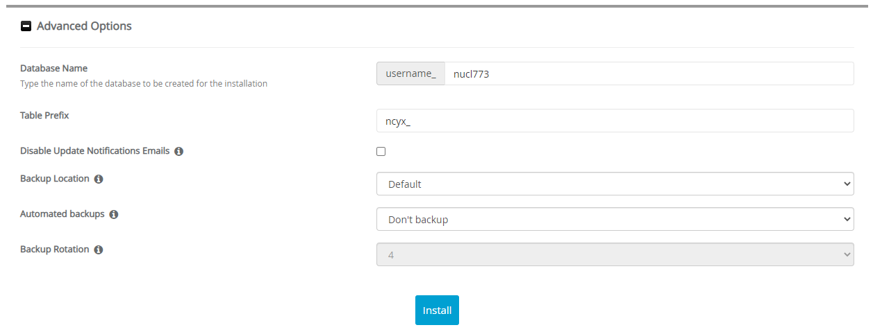 Advanced Options Nucleus