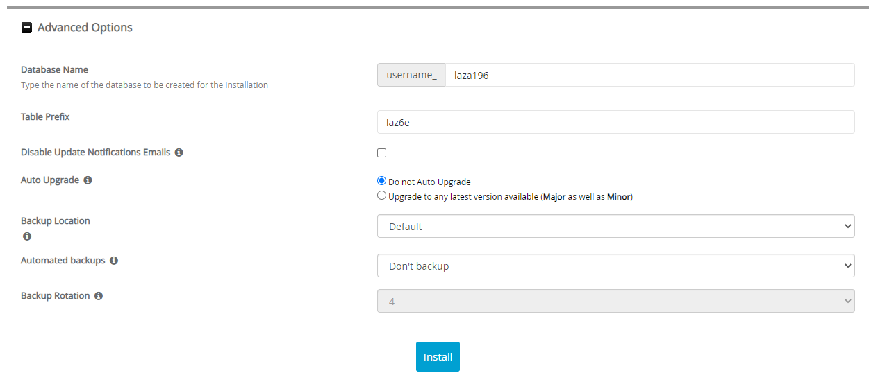 Advances Options Lazarus
